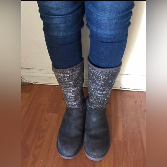 UGG Camaya Knit Sequin Boots - Picture 4 of 4